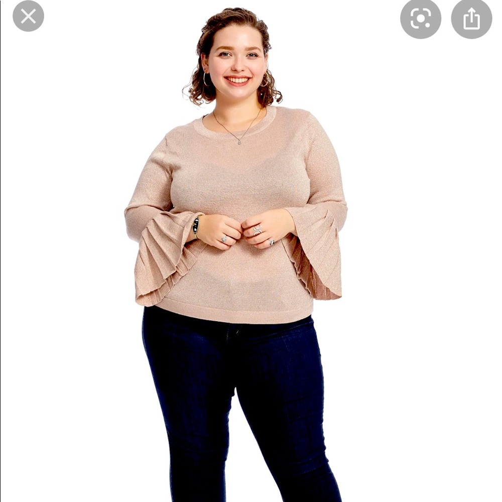 Rose gold blouse